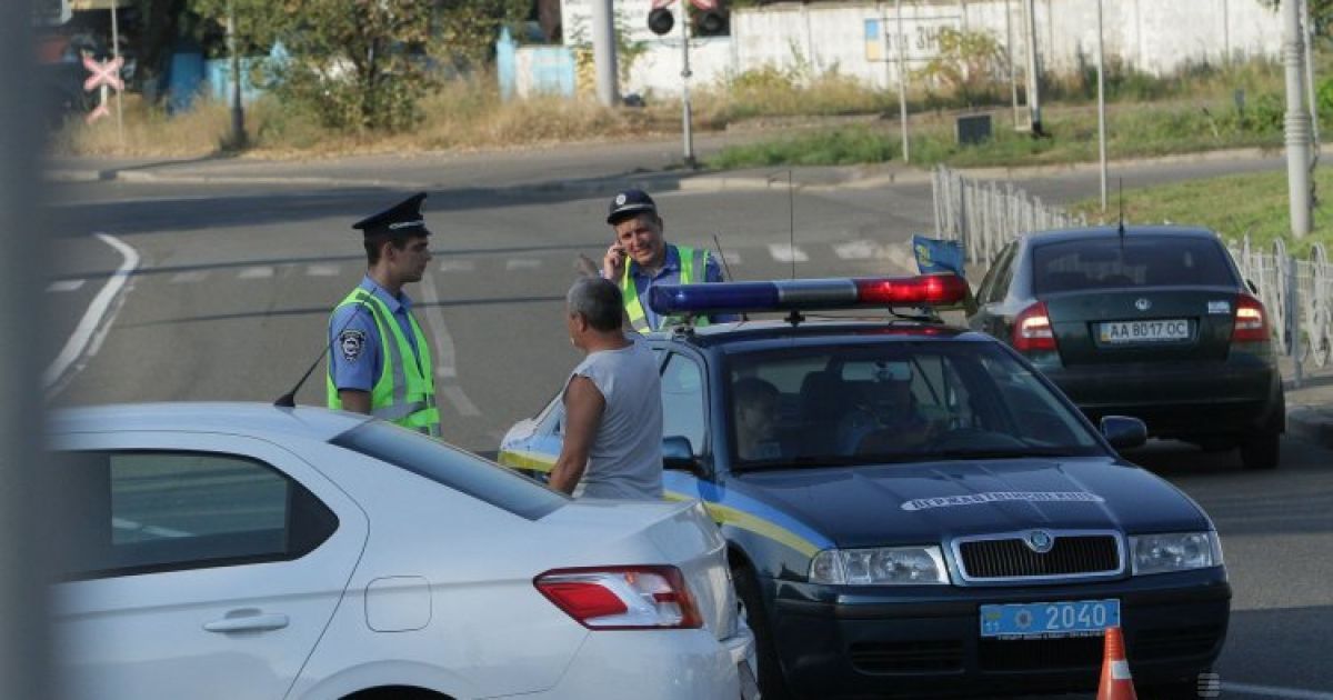 ГАИ перекрывает движение в центре Киева на выходные