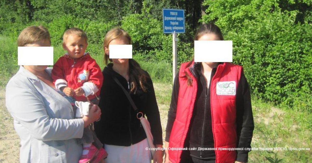 На границе с РФ поймали трех россиянок с 2-летним украинским ребенком
