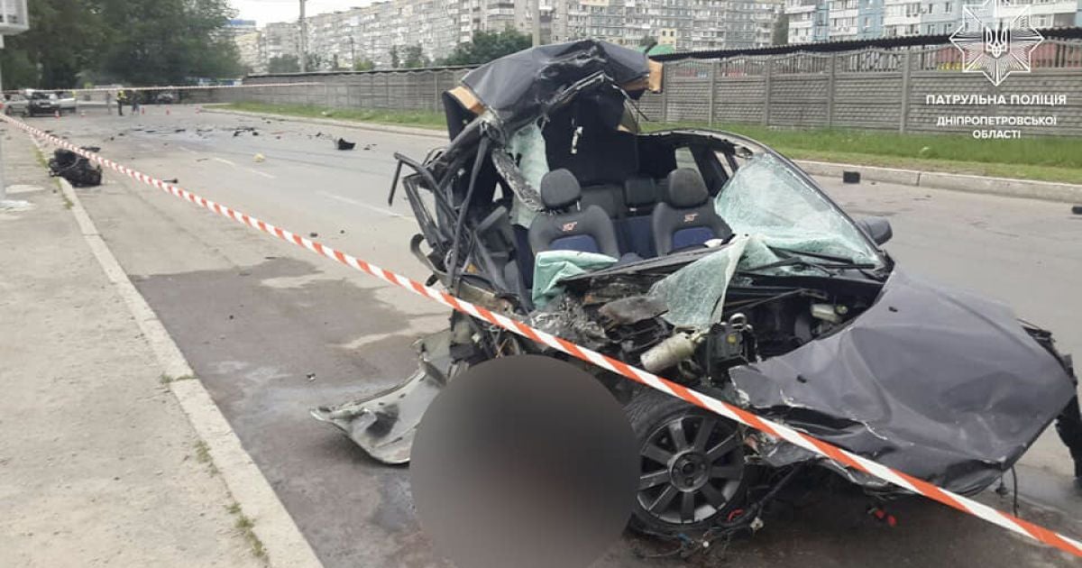 Убегал от полиции и врезался в "Газель": в Днепре в результате ДТП погиб водитель
