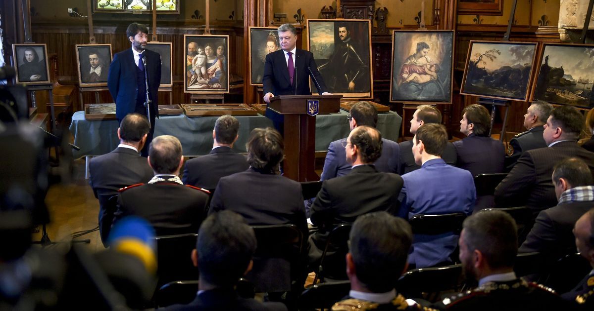 Україна повернула італійському музею викрадені картини вартістю понад 16 млн євро