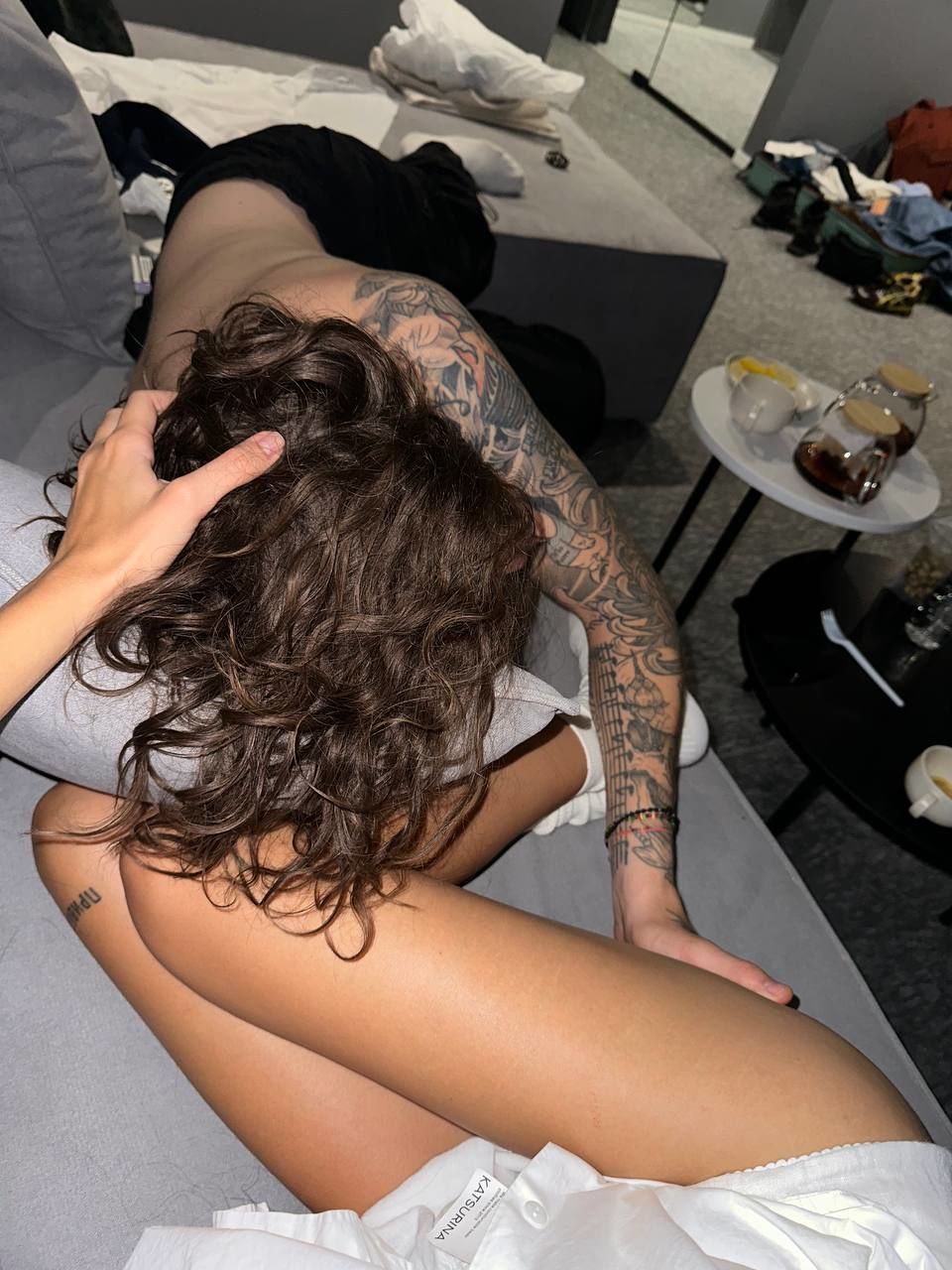 Владимир Дантес и Даша Кацурина / © t.me/dashakatsurinaa