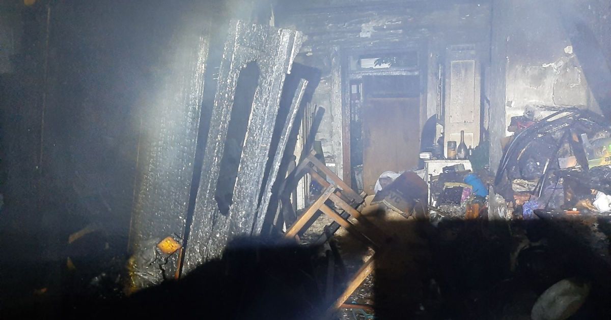 Пожежа у Сколе_2 / © Управление ГСЧС во Львовской области