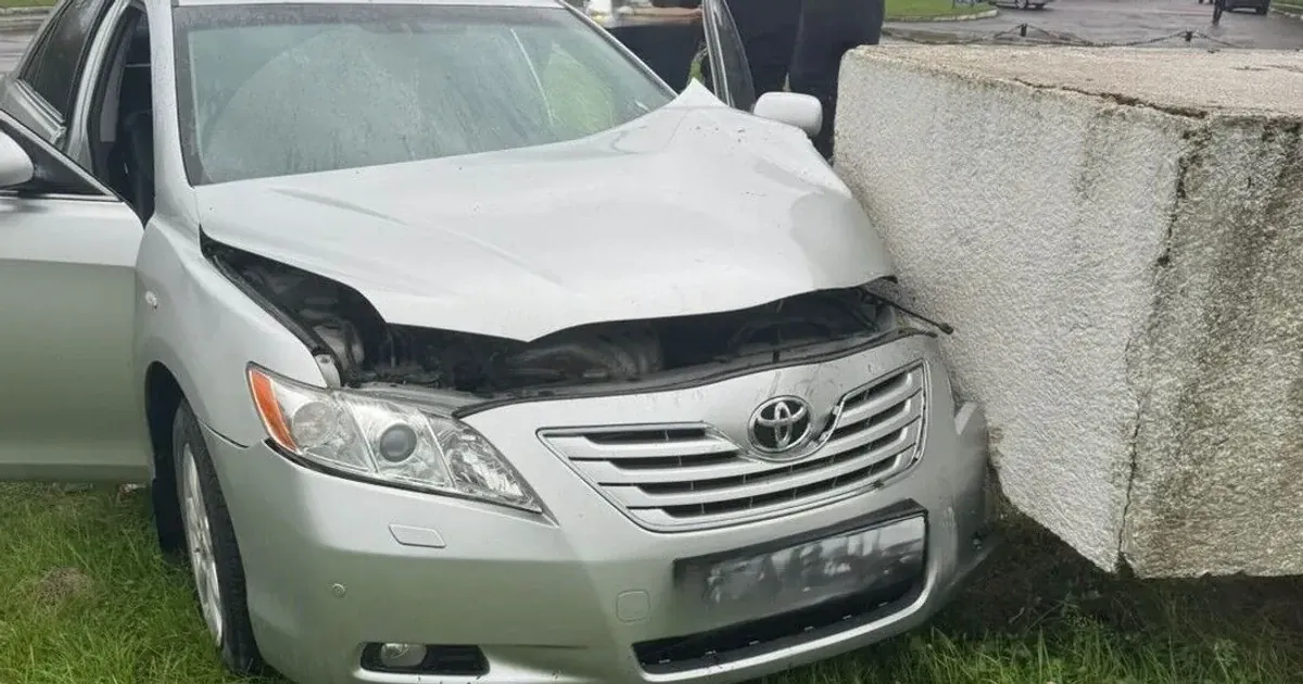 На месте аварии