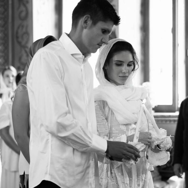 Кристиан Биловар и Яна Суркис / Фото: instagram.com/fc_dynamo_kyiv