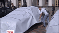 Автомайдан приехал под Парламент на мерседесах и лексусах