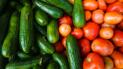Огірки та помідори