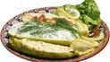 Кабачки фаршированные творогом и сыром