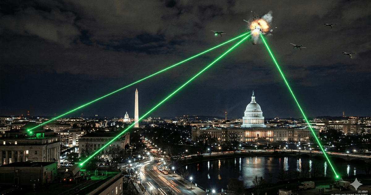 Лазери над Вашингтоном