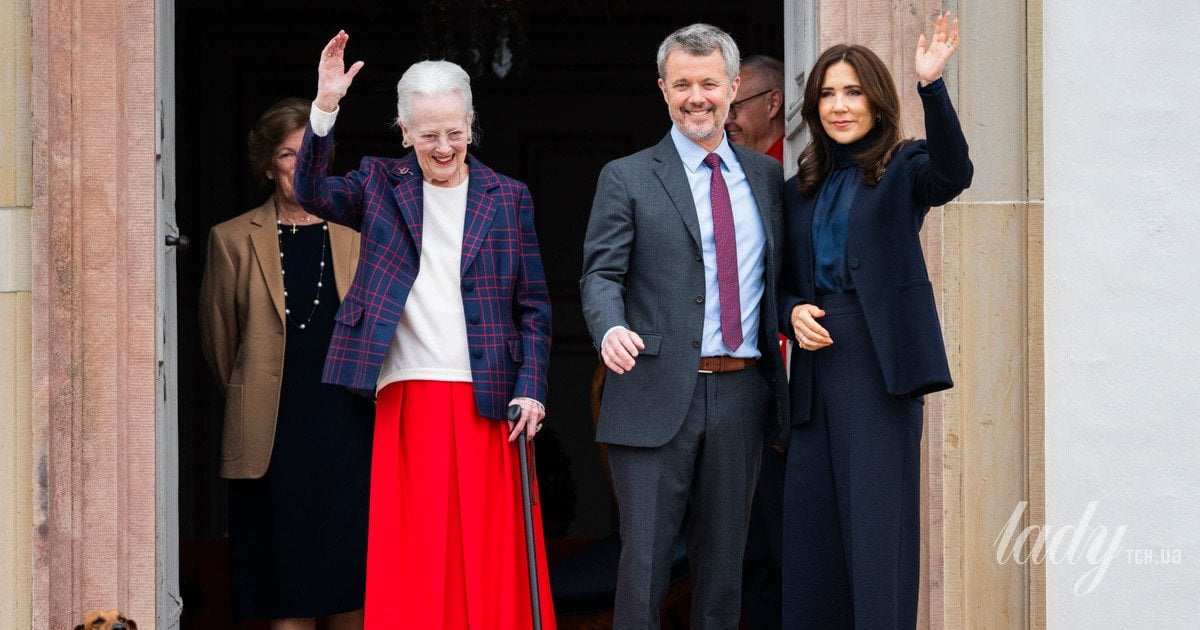 Королева Маргрете II, король Фредерік X та королева Мері