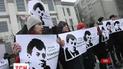 Громадські діячі та колеги заарештованих журналістів влаштували акцію протесту під посольством РФ