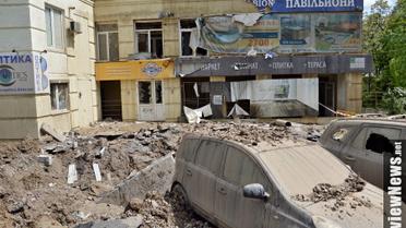 вибух труби в Києві_1 / © facebook.com/avgusew