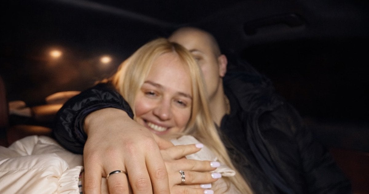 Інна Бєлєнь з чоловіком