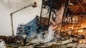 Наслідки ракетного удару по підприємству під Харковом