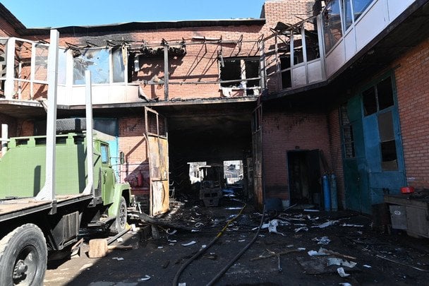 Последствия обстрела Киевщины