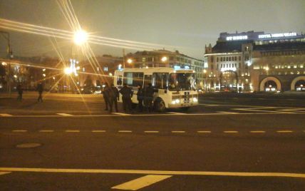 В Москве полиция разогнала акцию в поддержку Савченко и задержала активистов