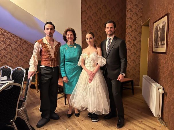 Александр Стоянов, королева Сильвия, Екатерина Повар и принц Карл Филипп/Прессслужба