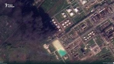 Пожежа на Куйбишевський НПЗ в Самарі_2 / © Радио Свобода