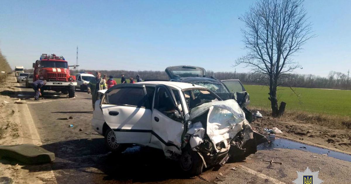 аварія на Харківщині_3 / © Прес-служба ГУ Нацполіції у Харківській області
