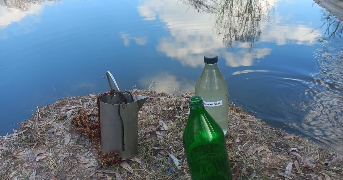 Зафіксоване чергове забруднення Горіхуватських ставків у Києві