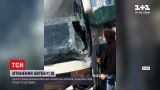 Новини України: у Києві на проспекті Науки зіткнулися два пасажирські автобуси
