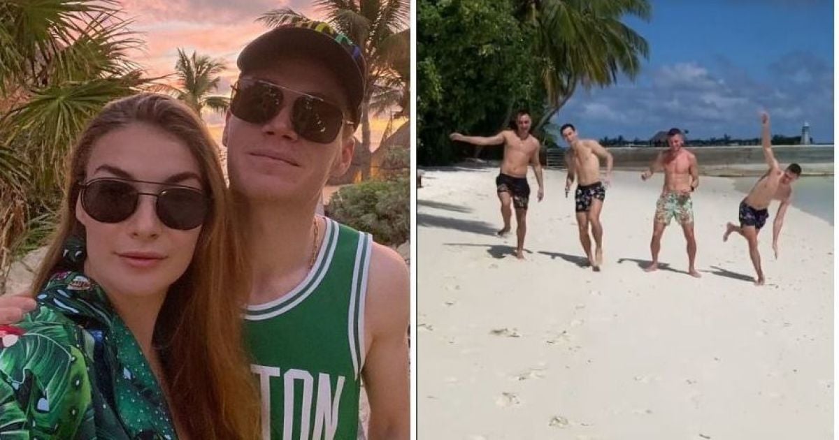 Футбольный отпуск: Цыганкова "занесло" с любимой в Мексику, футболисты "Шахтера" дурачатся на Мальдивах