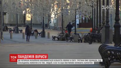 До чотирьох мільйонів наближається кількість інфікованих коронавірусом у світі