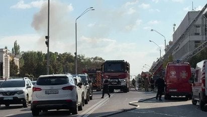 У Шевченківському районі влучили в адміністративну будівлю