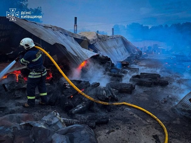 Пожежа у притулку «Сіріус» під Києвом / © ДСНС у Київській області