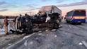 Выехал на встречную полосу, а там грузовик! В Днепропетровской области ДТП с каретой скорой