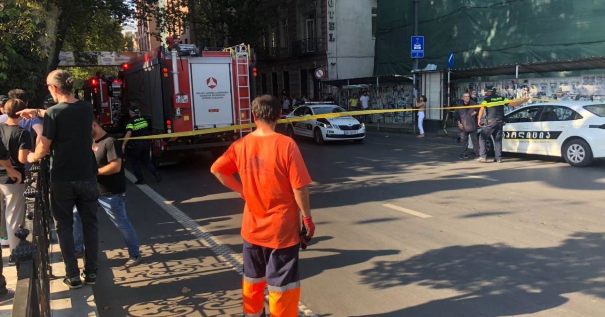 У центрі Тбілісі стався вибух, є загиблий та постраждалі — ЗМІ