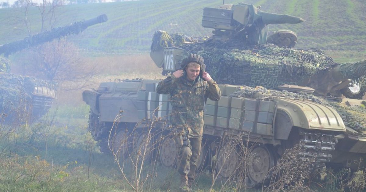 В случае необходимости вооружения может быть возвращен к линии размежевания менее чем за час / © Facebook/пресс-центр штаба АТО