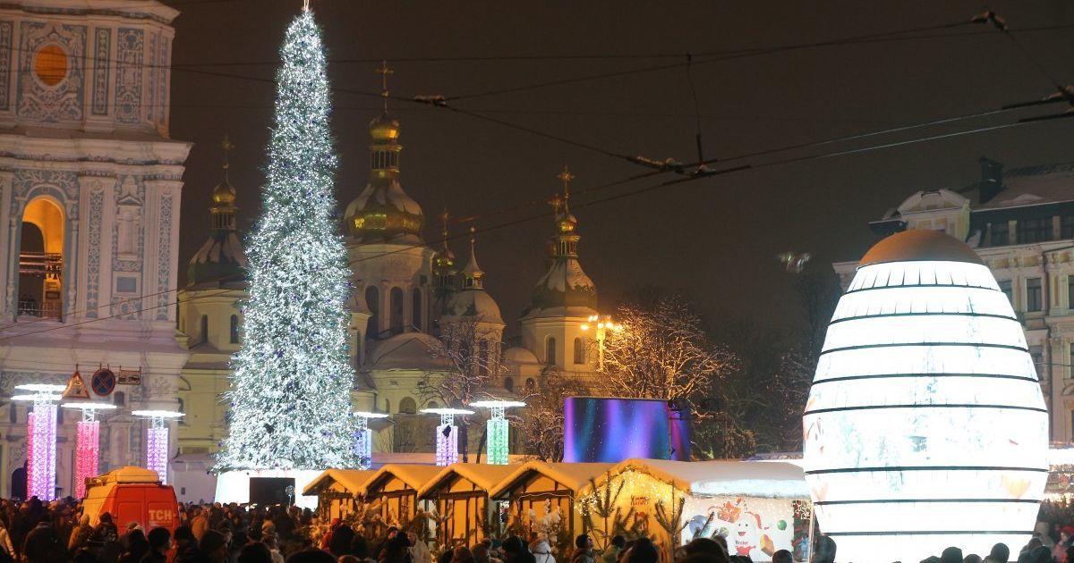 Відкриття новорічної ялинки у Києві 2018_1 / © УНІАН