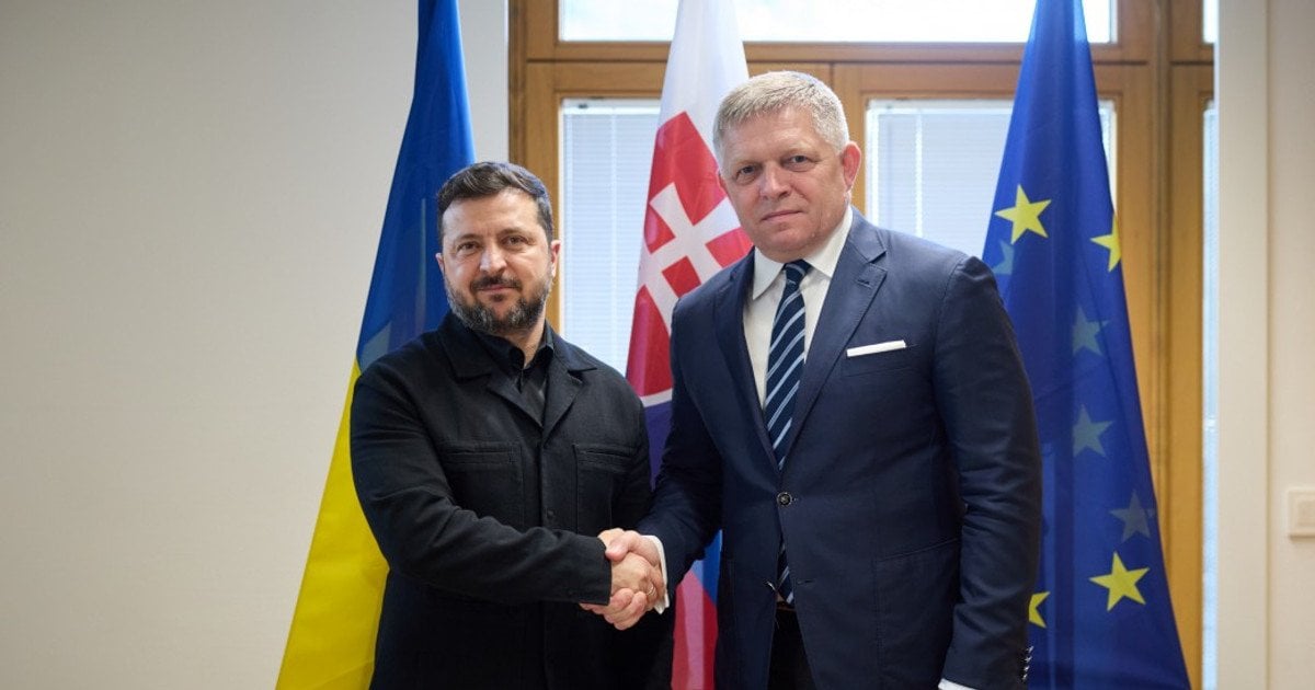 Володимир Зеленський з Робертом Фіцо.