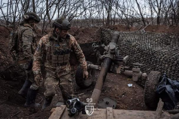 Українські військові на одному з напрямків