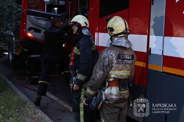 Наслідки удару ворожих дронів по Харкову / © Фото голови Харківської обласної державної адміністрації Олега Синєгубова