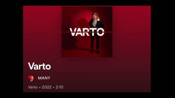 Артистка Many і її пісня "Varto". Фото: скриншот з відео