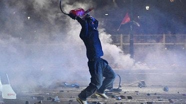 Сутичка в Турині_4 / © фото з соцмереж