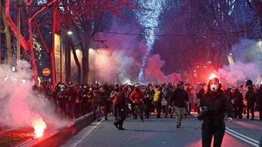 Сутичка в Турині_1 / © фото з соцмереж