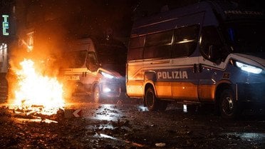 Сутичка в Турині_2 / © фото з соцмереж