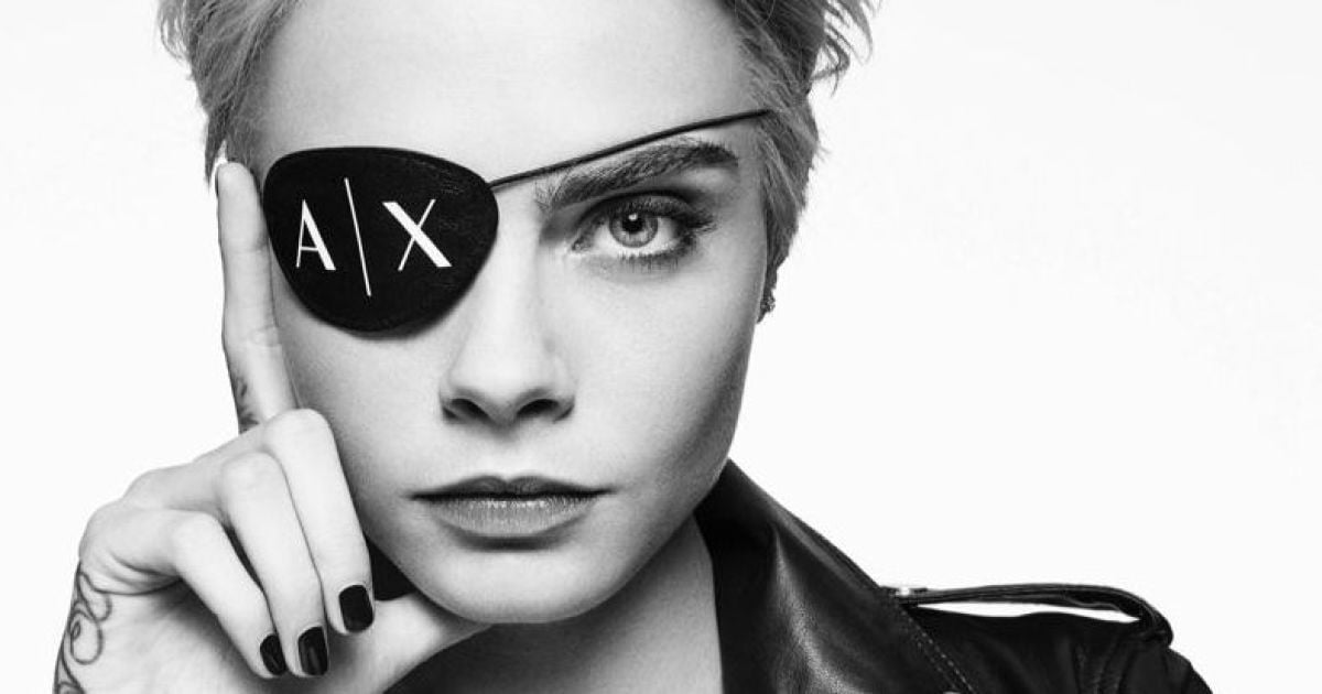 Кара Делевинь в промокампании A|X Armani Exchange&nbsp;fall-winter 2017