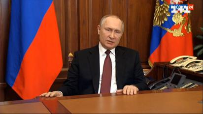 Путин объявил о начале специальной военной операции в Донбассе