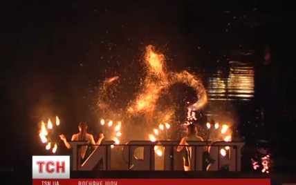 Киев принял зрелищный фестиваль огня