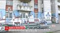 Дедушка во дворе многоэтажки сделал копию Львова