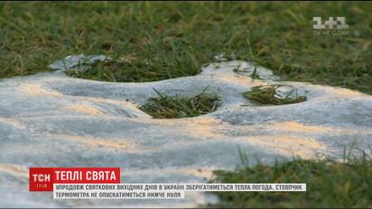 За прогнозами синоптиків, до Різдва в Україні триматиметься плюсова температура