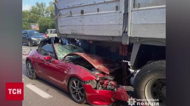 Аварии в Киеве! Смерть под грузовиком! Трамвай крушил авто!