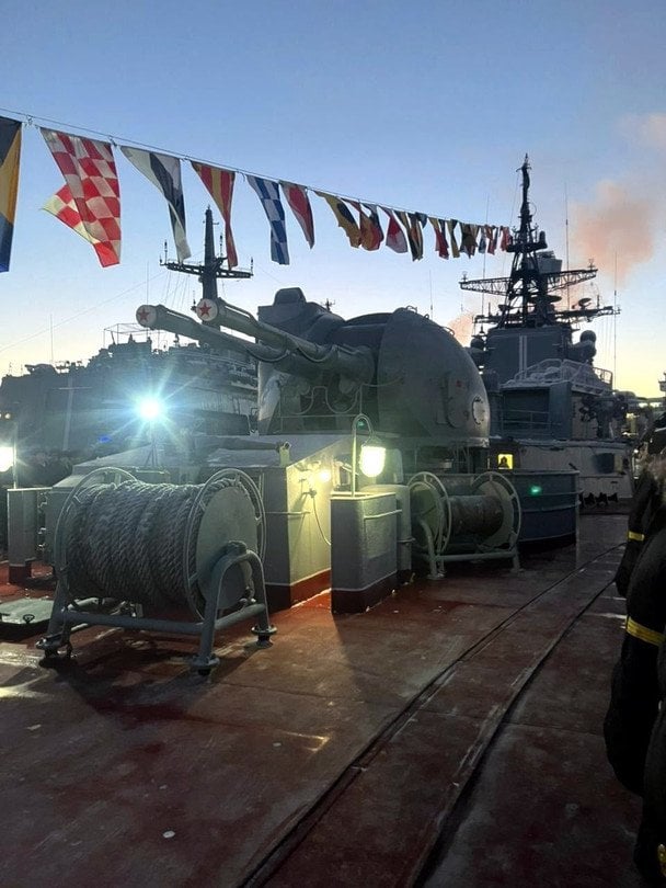 Есмінець «Адмирал Ушаков» вивели зі складу ВМФ РФ / © Канал Центру аналізу стратегій та технологій