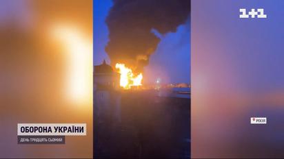 В российском Белгороде ночью взорвалась нефтебаза