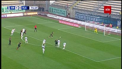 Заря – Колос - 1:0. Видео нереализованного пенальти Зозули