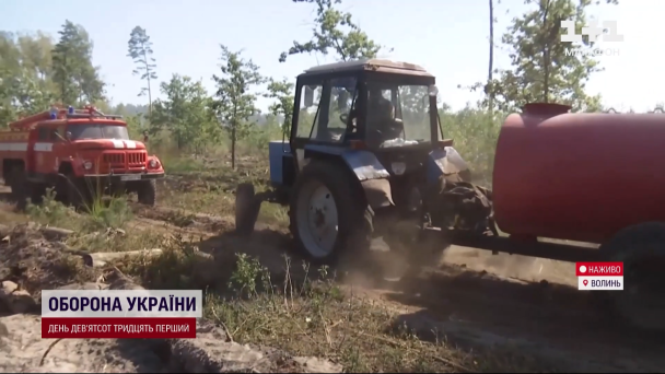 На Волині гасять масштабні лісові пожежі / © 