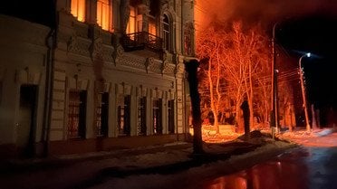 атака на Новгород-Сіверський та громаду_1 / © Национальная полиция Украины